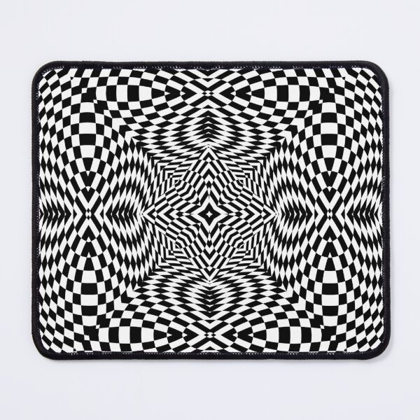 Item preview, 3D square black and white alternating grid pattern designed and sold by Atroce.