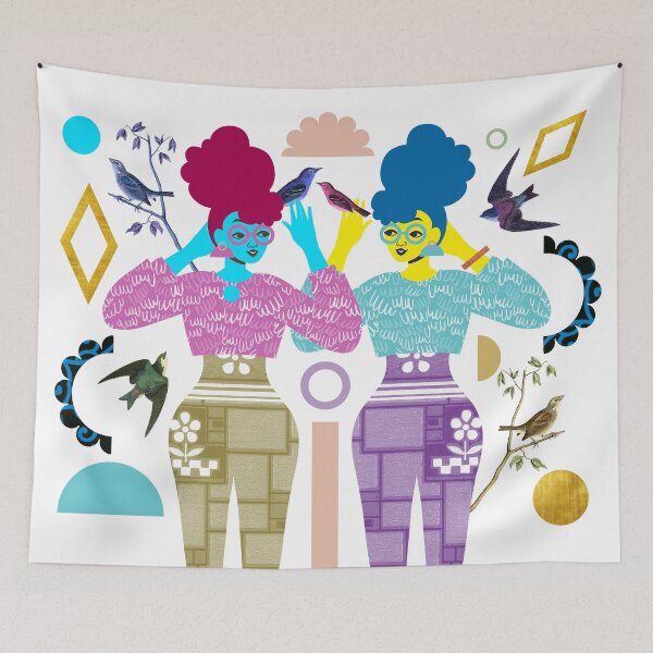 Item preview, Double Birdgirls designed and sold by TabithaBianca.