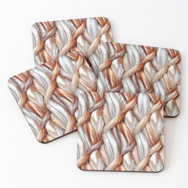 Item preview, Colorful fantasy pattern white gold copper ornaments braided pattern net designed and sold by G-M-Designs.