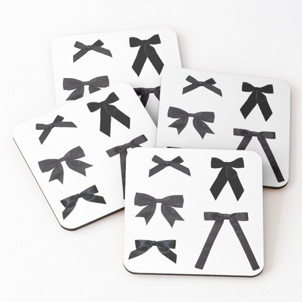 Item preview, black bows designed and sold by verycoolandnice.