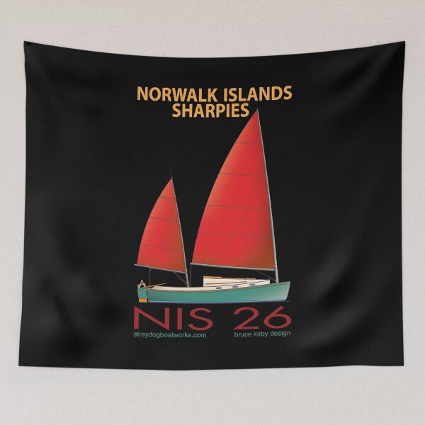 Item preview, NIS 26 - Norwalk Island Sharpies designed and sold by StrayDogBoats.