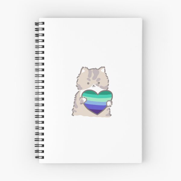 Item preview, MLM LGBTQ Gay Pride Cute Cat Heart designed and sold by GM-666.