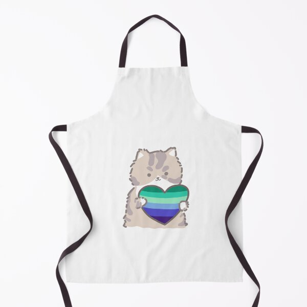Item preview, MLM LGBTQ Gay Pride Cute Cat Heart designed and sold by GM-666.