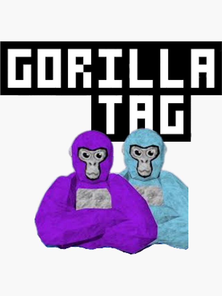Gorilla Tag, Monkeys Sticker for Sale by Cosetefranz Redbubble