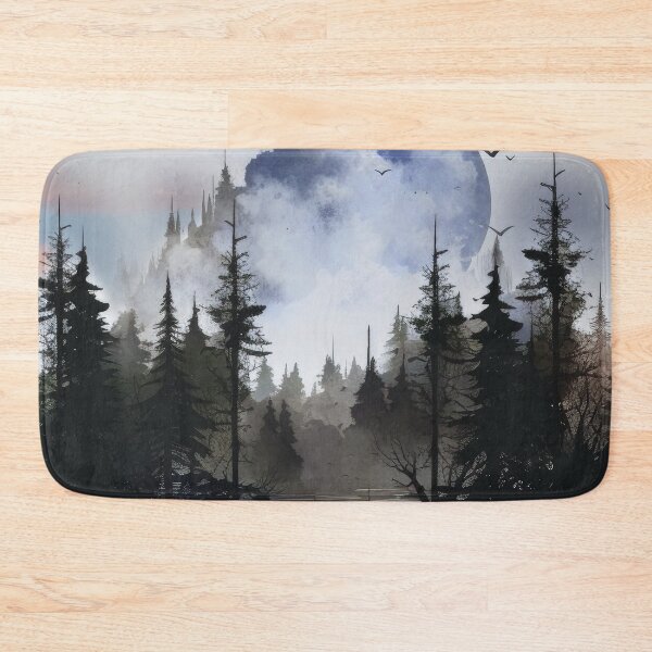 Item preview, Moonlit Wilderness - AI-Created Nature Scene T- Shirt designed and sold by AIPICCRAFT.