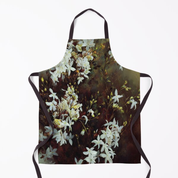 Item preview, Antique Look Vintage Jasmine Flowers - Shabby Chic Blossoms Grunge Style AI Art 3 of 4 designed and sold by Beachy.