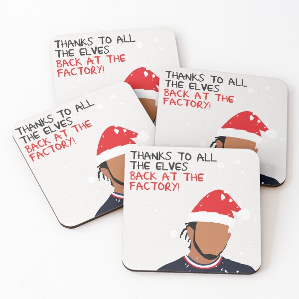 Item preview, Fun Christmas Card - Lewis Hamilton "Back at the Factory" F1 designed and sold by jamesbdesign.