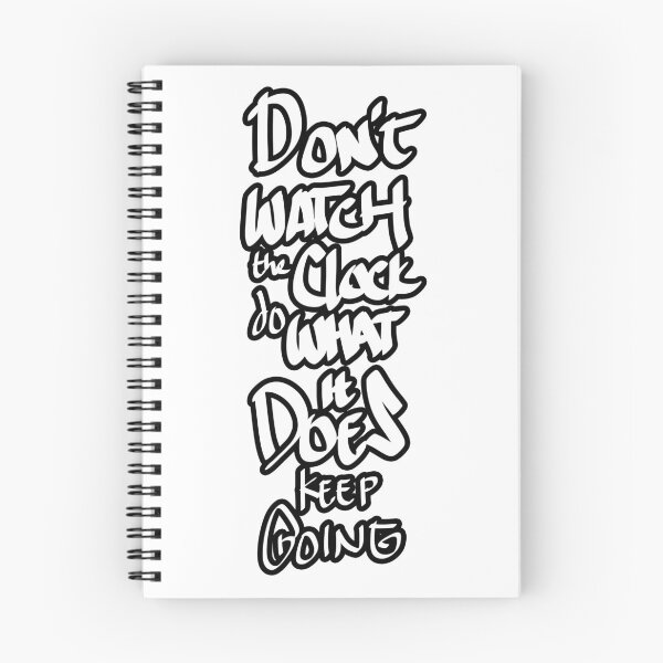 Item preview, Positive_Word_Don't Watch the Clock do What it Does Keep Going_STK 0064 designed and sold by wirasana.