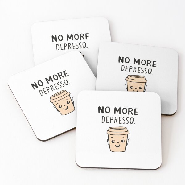 Item preview, No more depresso espresso lover brewed coffee caffiene aromatic  designed and sold by w1ckerman.