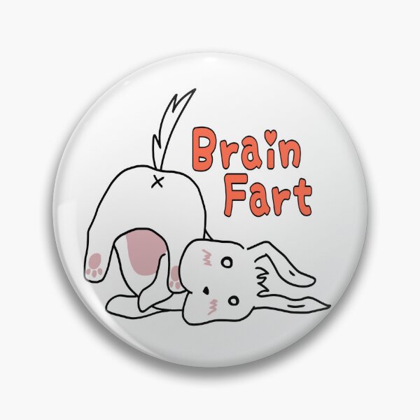 Item preview, Brain fart cute white puppy Roulo in white designed and sold by UgaMaru.