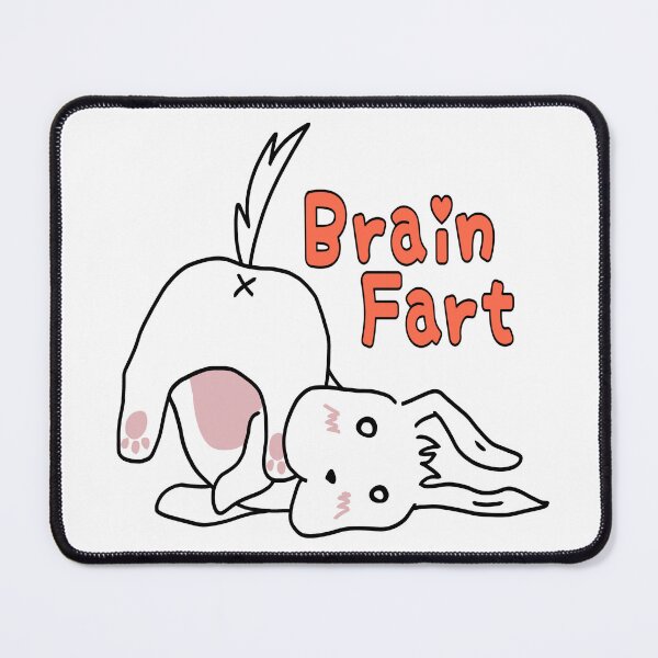 Item preview, Brain fart cute white puppy Roulo in white designed and sold by UgaMaru.