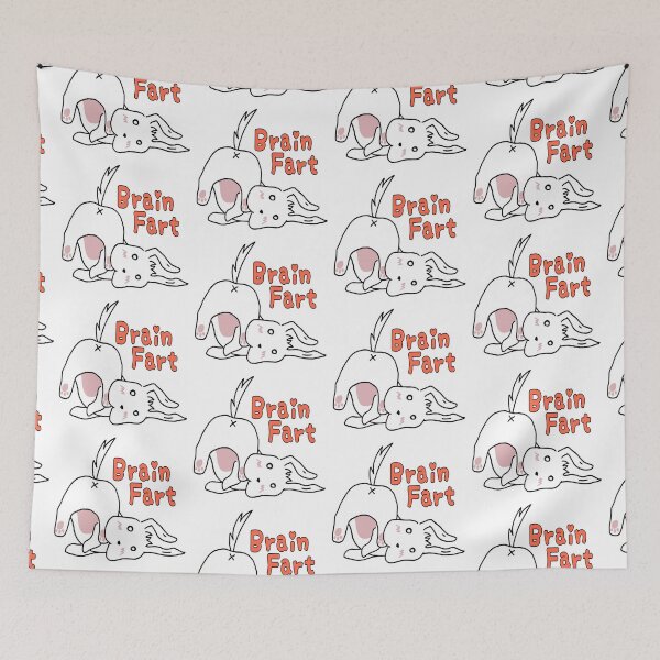 Item preview, Brain fart cute white puppy Roulo in white designed and sold by UgaMaru.