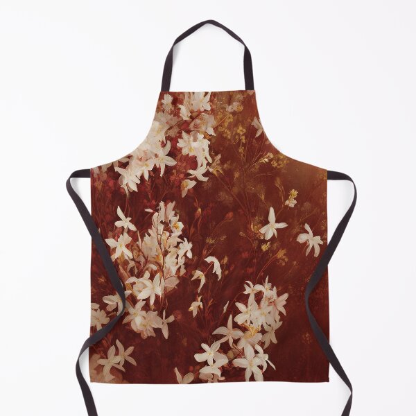 Item preview, Antique Look Vintage Jasmine Flowers - Shabby Chic Blossoms Grunge Style AI Art 4 of 4 designed and sold by Beachy.