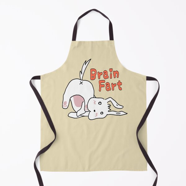 Item preview, Brain fart cute white puppy Roulo in beige designed and sold by UgaMaru.