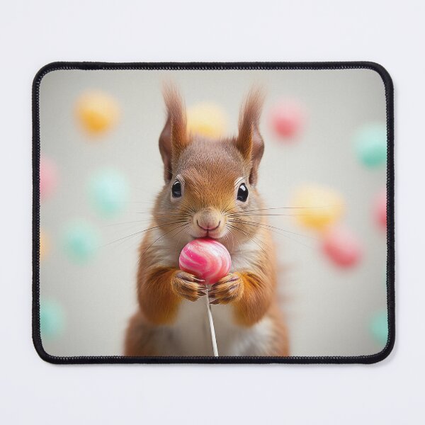 Item preview, Squirrel with lollipop designed and sold by Cocco Banana.