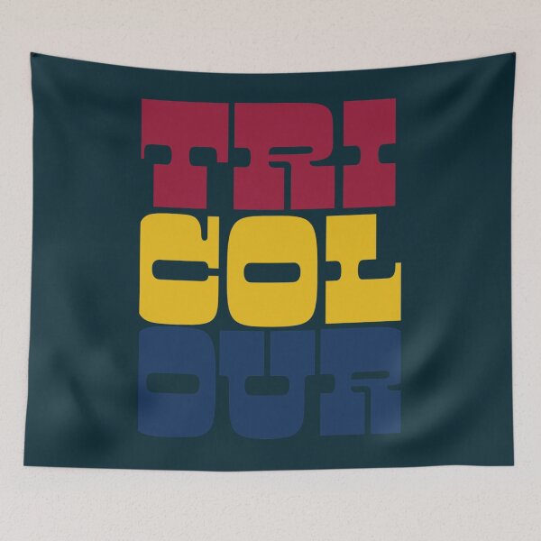 Item preview, Queen's Tricolour Sticker designed and sold by FOUREYEDESI.