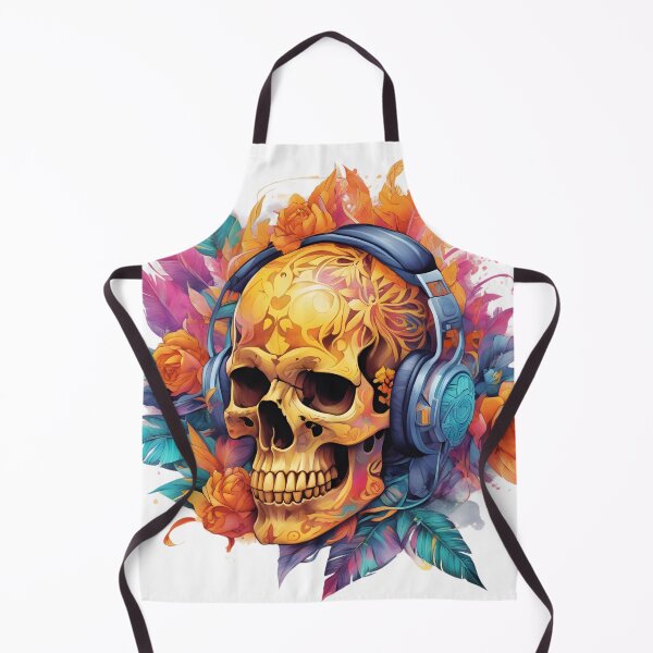 Artikelvorschau, Skull and Flower Painting entworfen und verkauft von oyonni design.