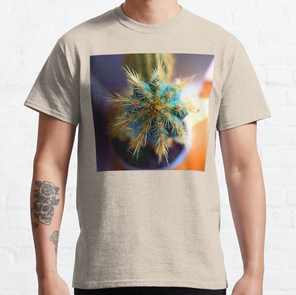 Lovely Macro Photo of Cactus Crown Classic T-Shirt