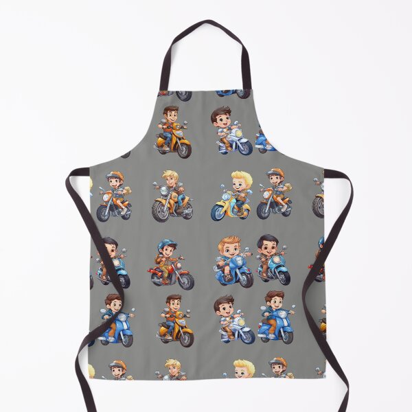 Item preview, Boys Riding Motorcycles and Scooters (set2) designed and sold by TheTrendsDesk.