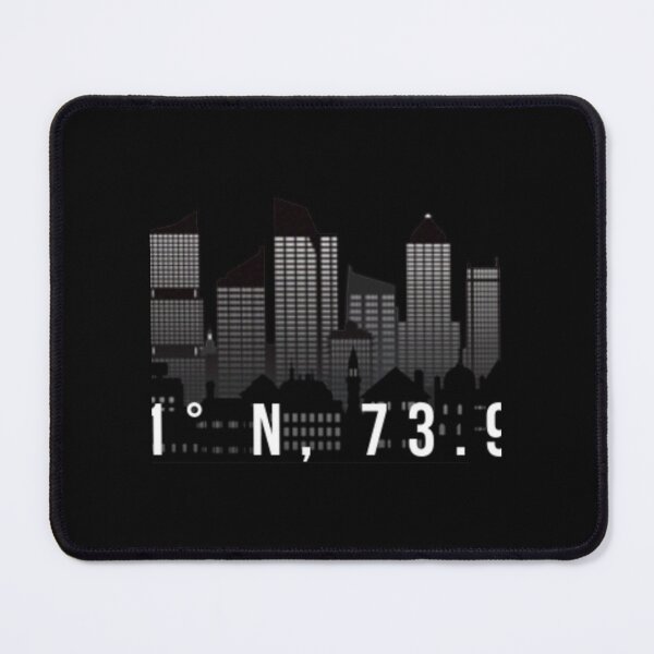 Item preview, Manhattan Coordinates Sticker designed and sold by FOUREYEDESI.