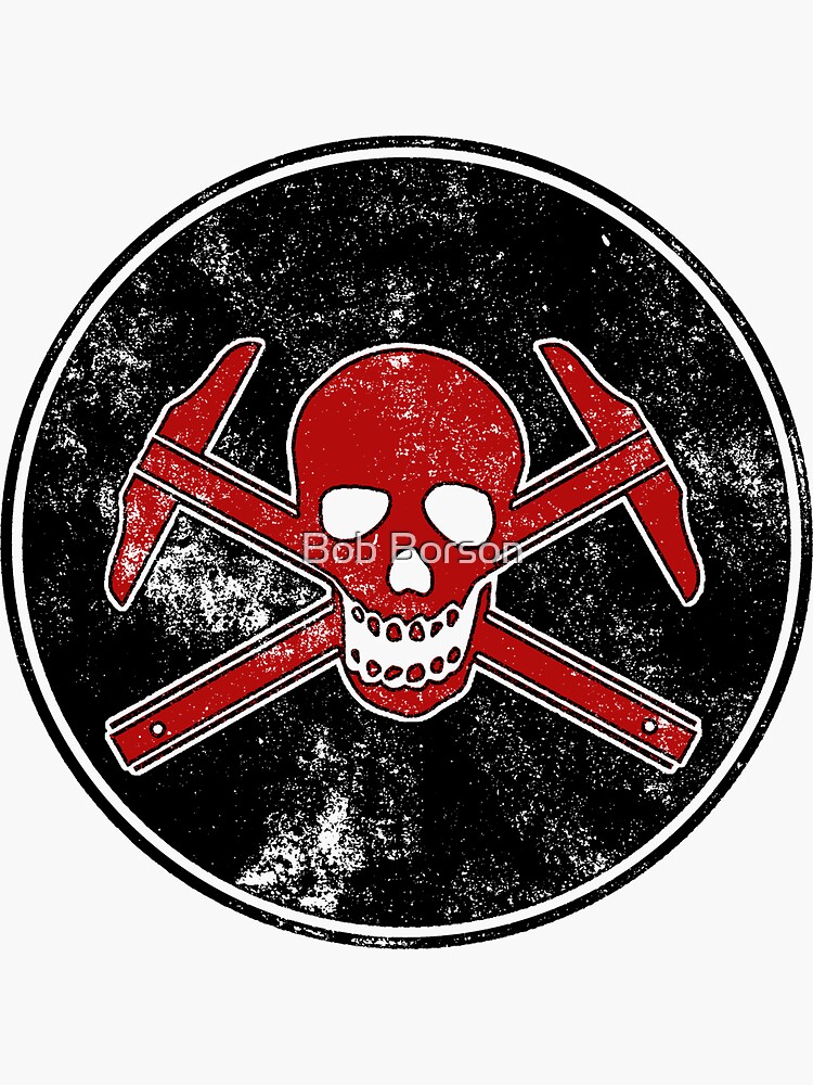 Architectural Jolly Rogers - Ink Stamp by bobborson