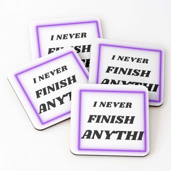 Item preview, I never finish anythi t shirt designed and sold by funnyshop222.
