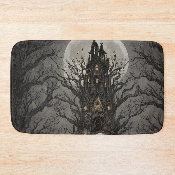 Item preview, Enchanting Gothic Skull amidst a Mystical and Magical Forest Graveyard designed and sold by D3monic.