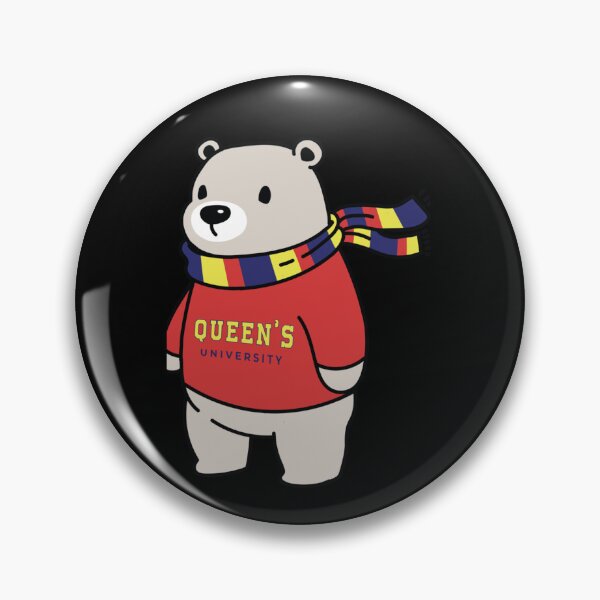 Item preview, Queens University Bear with Sweater Sticker designed and sold by FOUREYEDESI.
