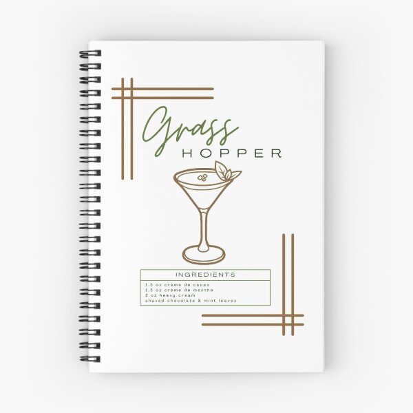 Item preview, Grasshopper Cocktail Art designed and sold by TondaMcdevitt.