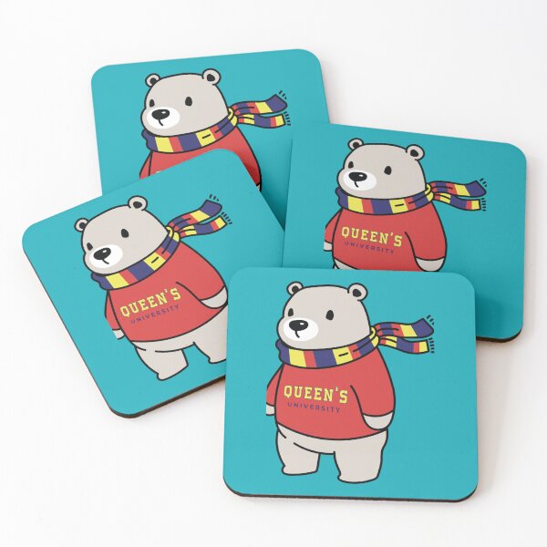 Item preview, Queens University Bear with Sweater Sticker designed and sold by FOUREYEDESI.