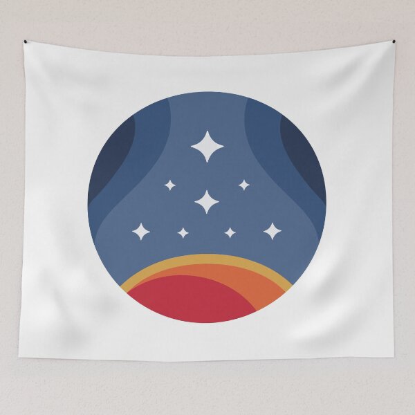 Item preview, Starfield Constellation Badge Logo designed and sold by BarterAndVendor.