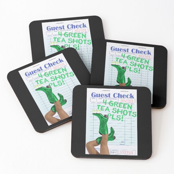 Item preview, GREEN TEA - GUEST CHECK NIKKIRAYE designed and sold by TondaMcdevitt.