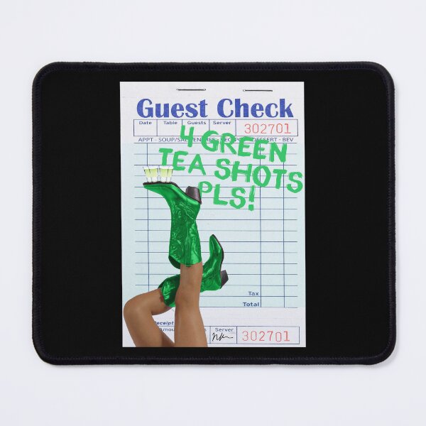 Item preview, GREEN TEA - GUEST CHECK NIKKIRAYE designed and sold by TondaMcdevitt.