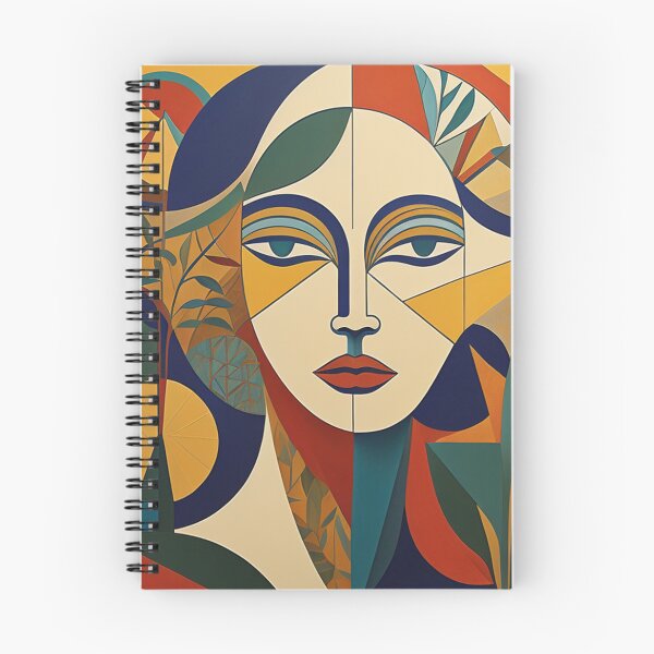 Item preview, Woman in abstract lines and shapes designed and sold by AICreatorin.