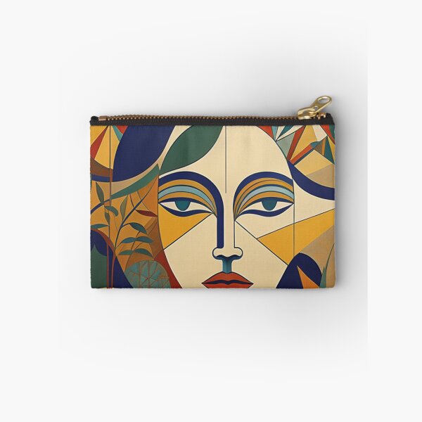Item preview, Woman in abstract lines and shapes designed and sold by AICreatorin.