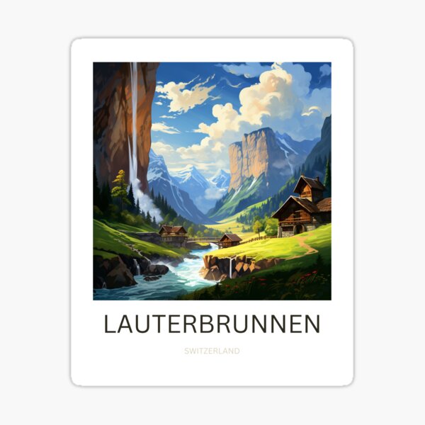 Lauterbrunnen, Switzerland Sticker