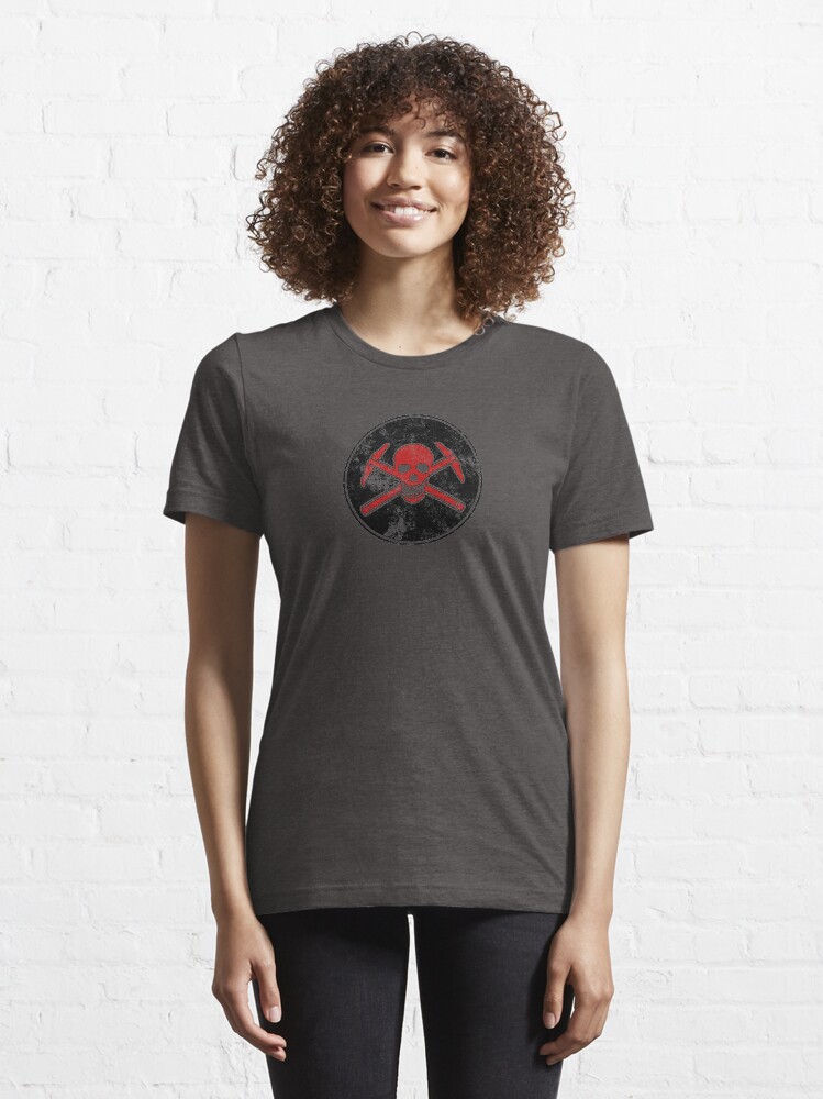 Alternate view of Architectural Jolly Rogers - Ink Stamp Essential T-Shirt