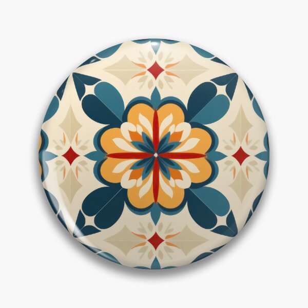 Aperçu de l'œuvre Style Floral Mosaïque Vintage III créée et vendue par PaTToStudio.