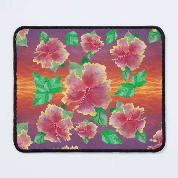 Item preview, Tequila Sunrise Hibiscus Flower in Sky pattern Pieretto designed and sold by Pieretto.