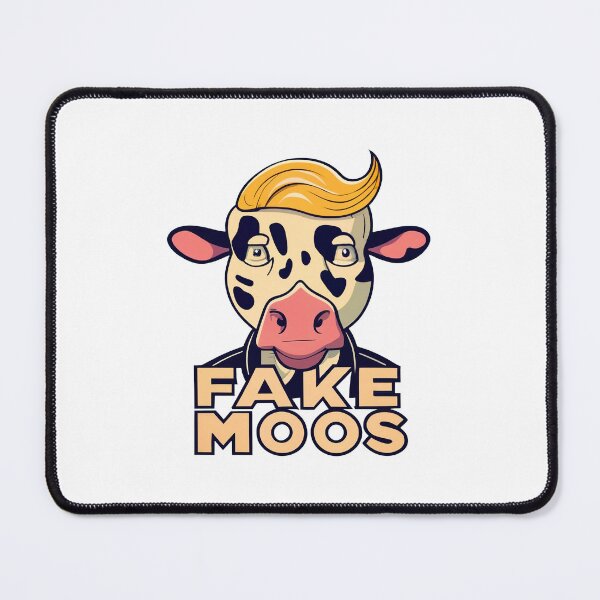 Item preview, Fake Moos news Trump funny cow lover bovine designed and sold by w1ckerman.