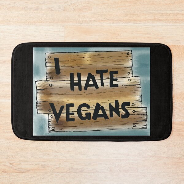 Item preview, Pattern -i hate vegans designed and sold by StudioViArt.
