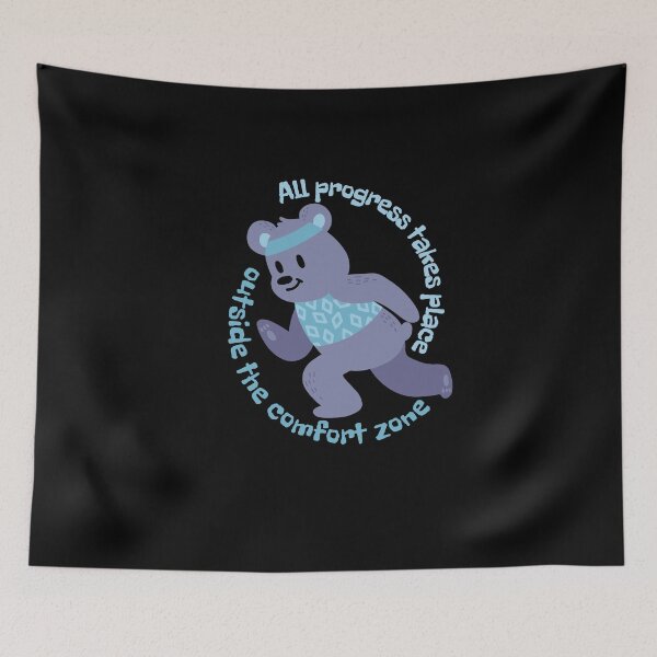 Item preview, All Progress Takes Place Outside the Comfort Zone designed and sold by Amazing-Kortez.