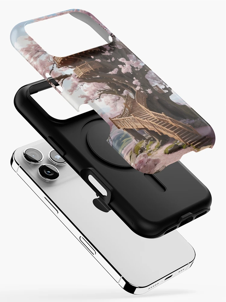 Thumbnail 2 of 4, iPhone Case, Mystical treehouse designed and sold by ROKANDESIGNART.