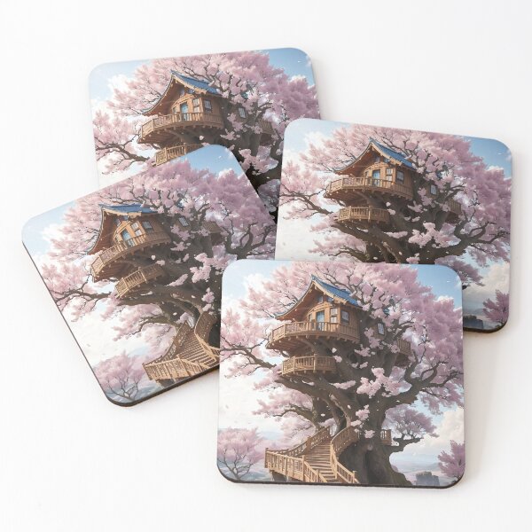 Item preview, Mystical treehouse designed and sold by ROKANDESIGNART.