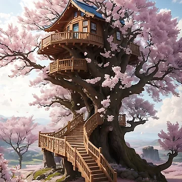 Artwork thumbnail, Mystical treehouse by ROKANDESIGNART