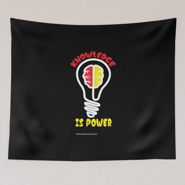 Item preview, Knowledge is Power Creative Light Design designed and sold by FrankieDiamond.