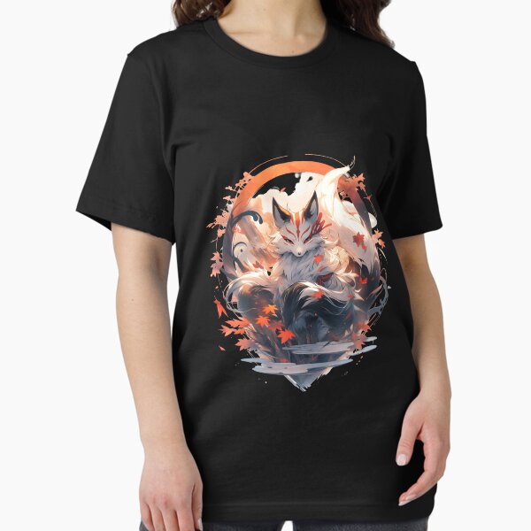 Item preview, Japanese Kitsune Fox Illustration designed and sold by Yana Grech.