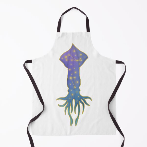 Item preview, Squid Star Constellation Watercolor designed and sold by Saltycurrent1.