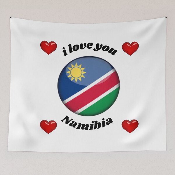 Item preview, namibia flag designed and sold by CARANIACLS.