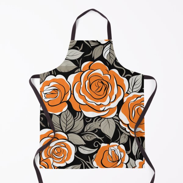 Item preview, Colorful fantasy pattern black gray beige white ornaments flowers roses designed and sold by G-M-Designs.